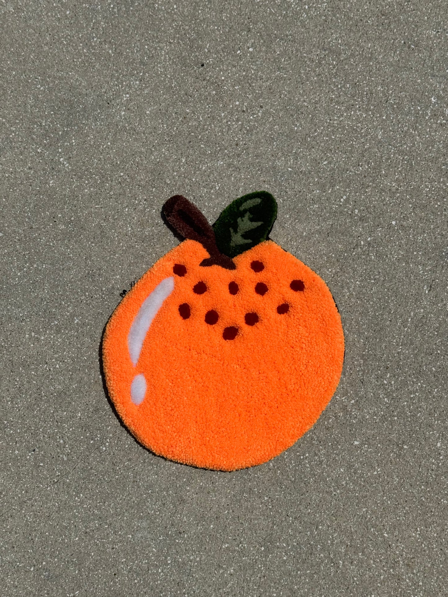 Orange Shaped Rug