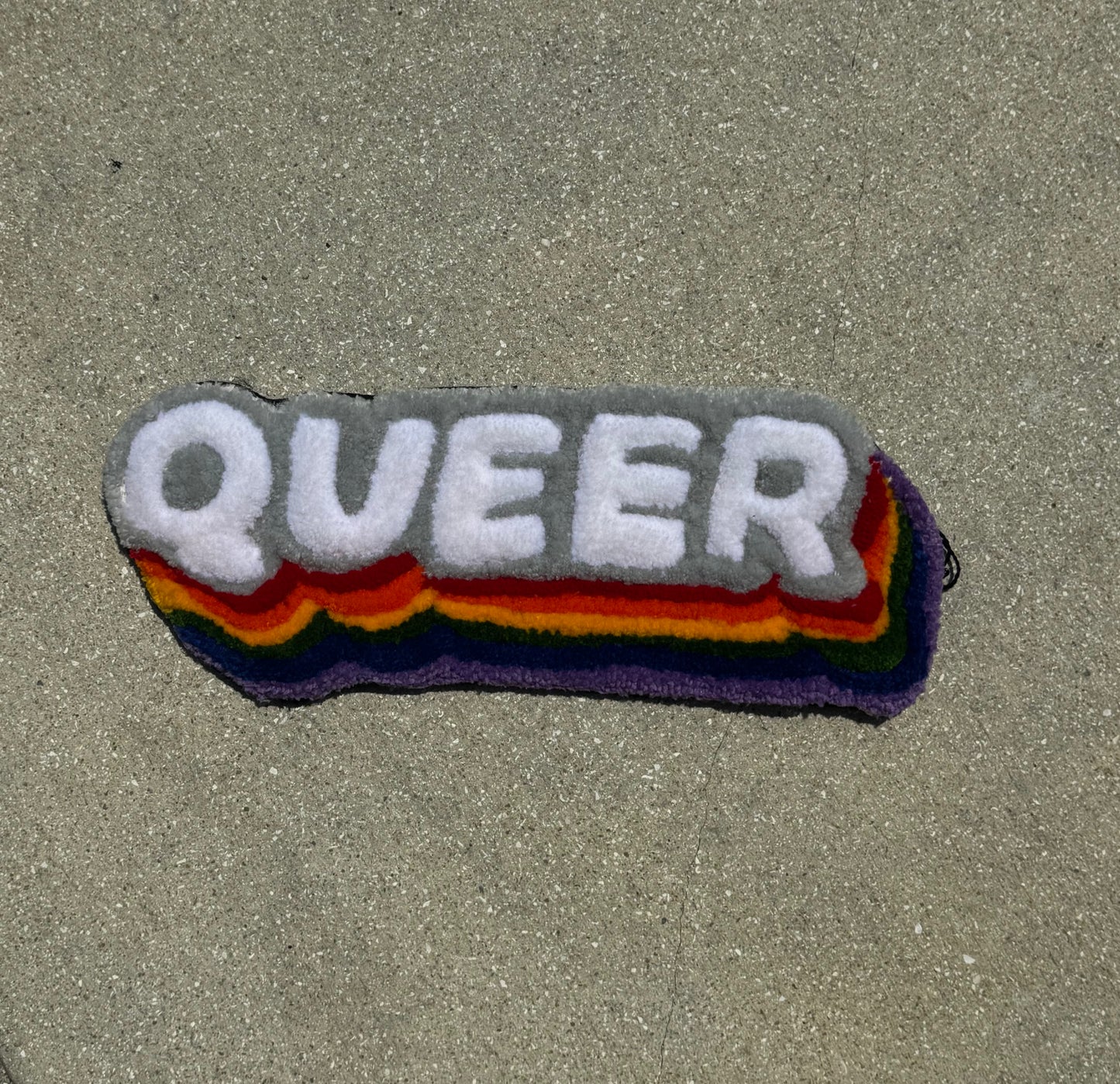 Queer Word Logo Rug