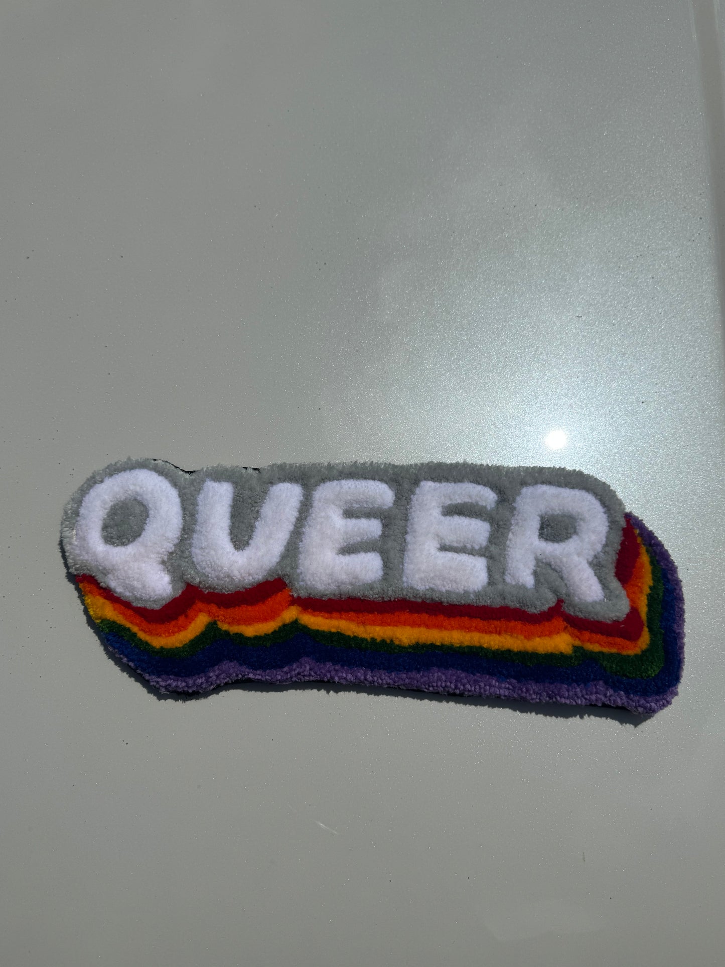 Queer Word Logo Rug