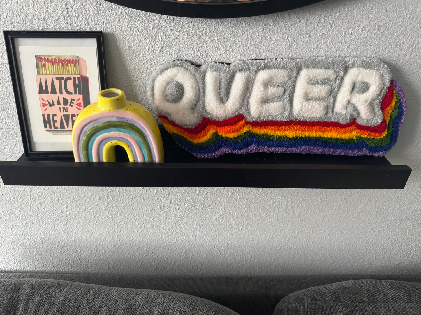 Queer Word Logo Rug